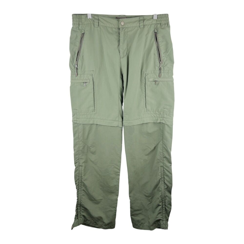 REI Pants Convertible Shorts Women Medium 34 x 32 Outdoor Hiking Cargo UPF50+